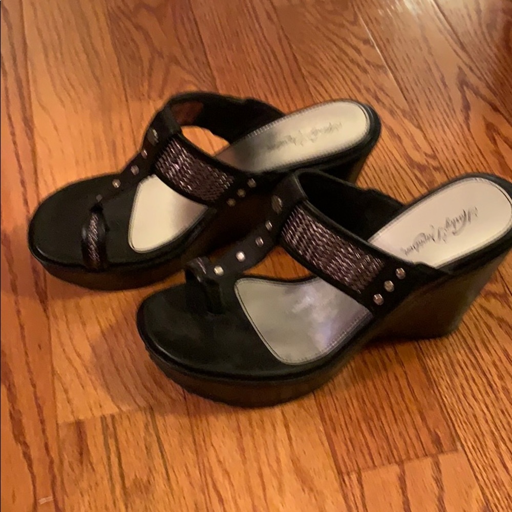 Harley Davidson wedge sandals